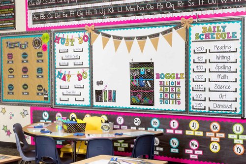 Teacher Created Resources Polka Dots Word Wall Bulletin Board Display Set (Pack of 2)