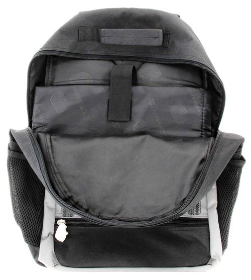 BRISA VW Collection - Volkswagen Hiking Laptop University Backpack in T1 Bus Campervan Design (30 L/7.9 gal/Large/Red)