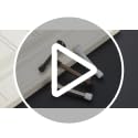 Ravinte Satin Nickel Door Stopper 12 Pack - Spring Wall & Floor Mount