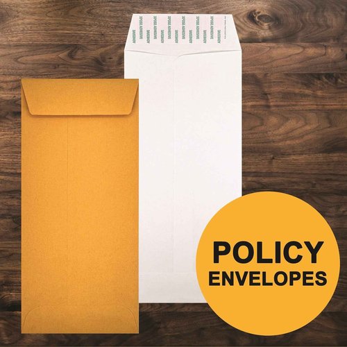 500 Cashier Depot - #11 Open End Policy Envelopes, Brown Kraft, 4.5 x 10.375 Inches, 24 lb Paper, Gum Flap Closure, Business Document Organization (500)