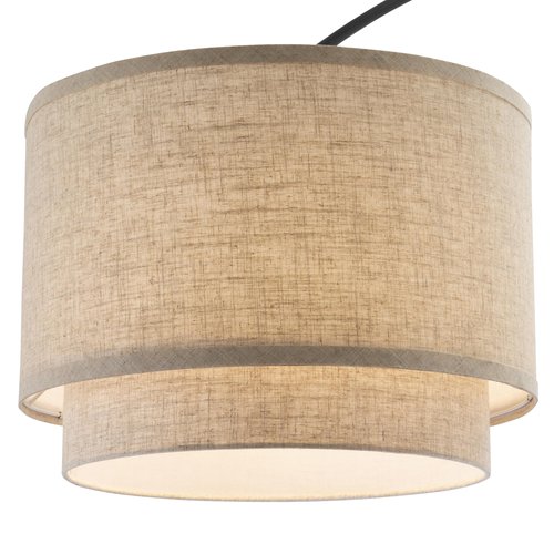 Major-Q Arc Floor Lamp Modern 81" Tall Standing Lamps for Living Room - Stand Up Arching Lamp (6938DS-BEIGE)