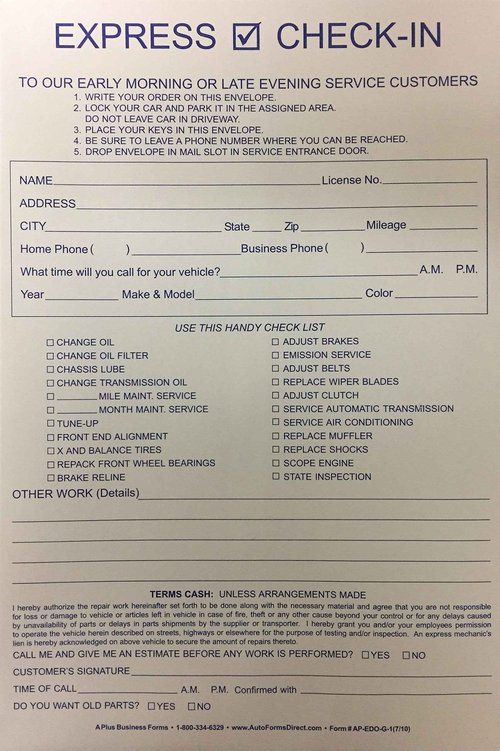 Drop Off Envelope Key Drop Envelope Night Drop Envelope 500 Quantity (White)(W16T)