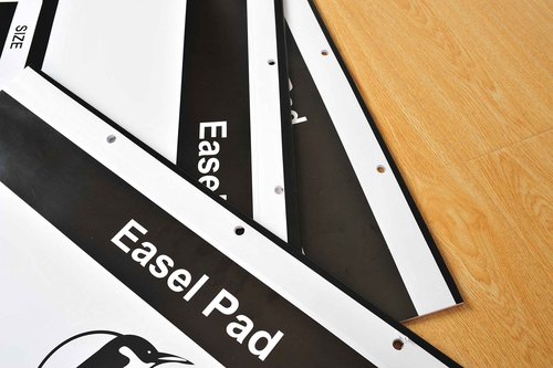Easel Pad 23x32" - 3 Pack (75 Sheets) - Flip Chart Paper, 25 Sheets/Pack, Plain White, Poster Flipchart 100 gsm - Large Drawing Pad for Teachers, Kids, Classroom, Office, Craft, Art, Presentation