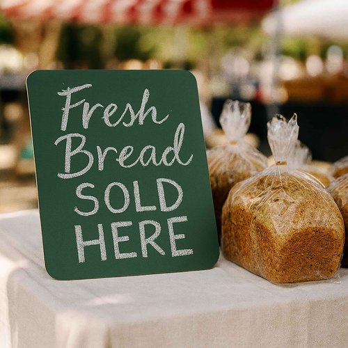 Flipside Products 9.5" x 12" Green Chalkboards, Classroom Set, Student Drawing, Small School Chalkboard, Menu Board, Pack of 24