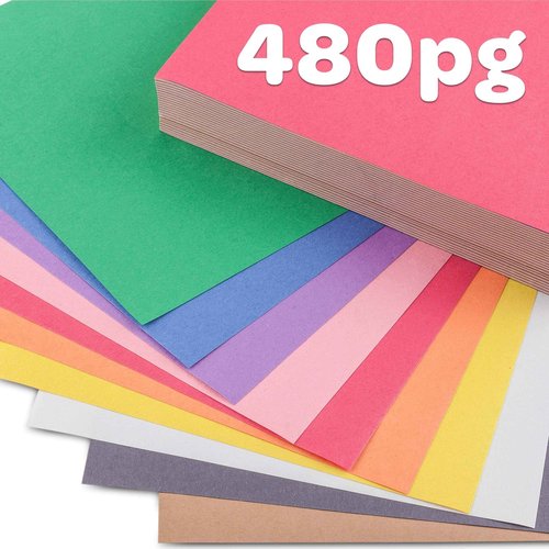 Pacon Super Value Poster Board, 22"X28", White, 50 Sheets and Crayola Construction Paper - 480ct (2 Pack), Bulk School Supplies for Kids