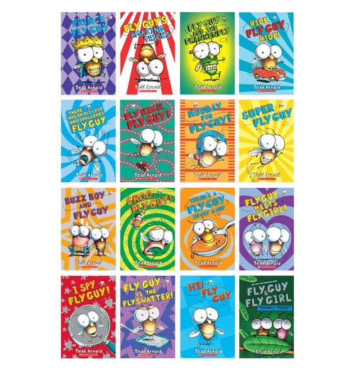 Fly Guy 1-16 Complete Collection Series Pack Set, 16 pcs Boxed Set,