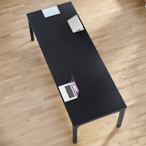 Tribesigns 78.74-Inch Conference Table Set,13FT Conference Room Table, Large Rectangle Meeting Seminar Tables Set,Long Business Tables (Chair not Included) (4, Black, 4 Pack)
