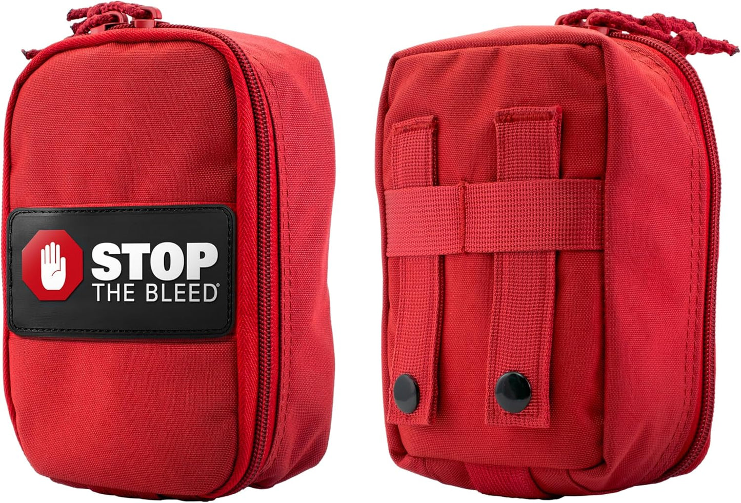 TacMed Solutions Stop The Bleed Kit - Essential Hemorrhage Control with Tourniquet & Bandage, Red Nylon Pouch