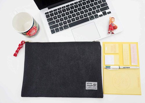 Rough Enough Important Document Organizer Holder Safe File Folder Bag Letter Size with Zipper for Office School College Teacher Art Supplies Canvas