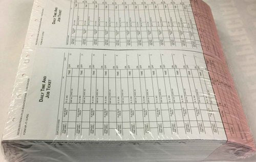 Time and Job Ticket JT-12-PSG (Quantity 250) (V2)