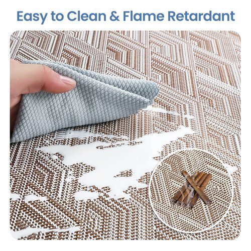 RccugmatS Chair Mat for Hardwood & Tile Floor, 36" x 48" Heavy Duty Office Chair Mat for Rolling Chairs, Anti Slip, Computer Desk Chair mat, Floor Protector for Home Office, White & Grey