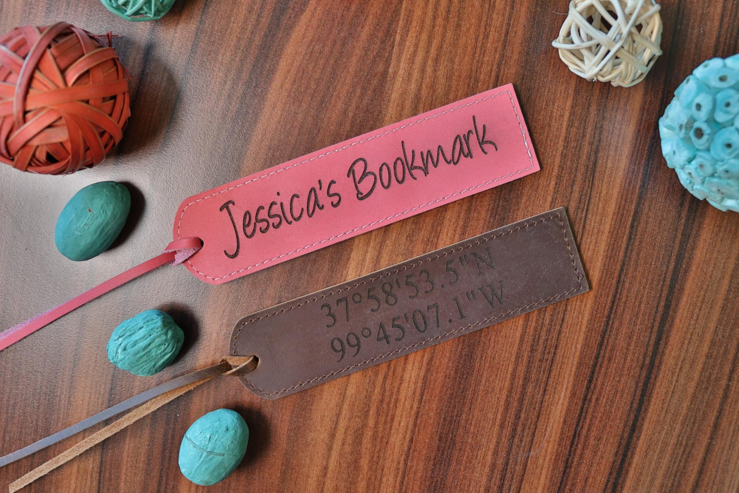 Personalized Leather Bookmark, Custom, BOOKWORM GIFT, for Her, for Him, Teacher, Book Lover