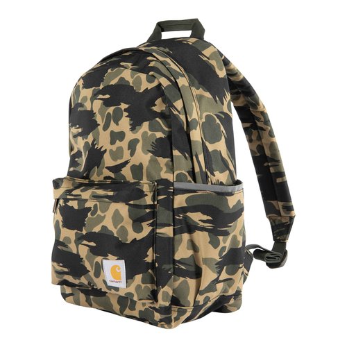 Carhartt 21L Classic Laptop Backpack, Water-Resistant Pack W/ 15" Laptop Sleeve and Organizational Compartments, PFAS Free, Blind Duck Camo