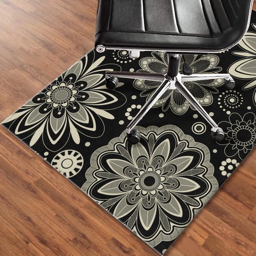 Chair Mat for Hardwood Floor at Home Office, Under Desk Chair Mat for Computer Gaming Chair Wheels Easy Rolling, Anti-Slip Washable Protection Mats 36"x48"