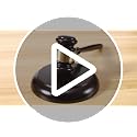 Dark Red Wooden Gavel Set with Sound Block - Large Solid Judge Gavel for Meetings & Auctions