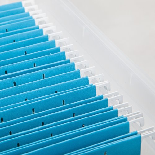 IRIS USA 32 Quart WEATHERPRO Plastic Storage Box with Durable Lid and Seal and Secure Latching Buckles, Clear with Black Buckles, 6 Pack