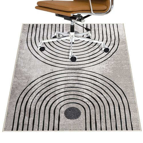 Office Chair Mat, Geometric Desk Chair Mat for Hardwood Floor, 48"x60" Floor Mat for Office Chair, No Slipping Modern Computer Chair Mat, Floors Protector for Office Home Work Game Rolling Chairs