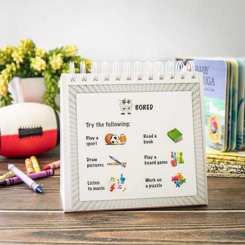 Monster Flipbook - Original Mood Flipbook for Kids | 20 Emotions to Help Identify Feelings