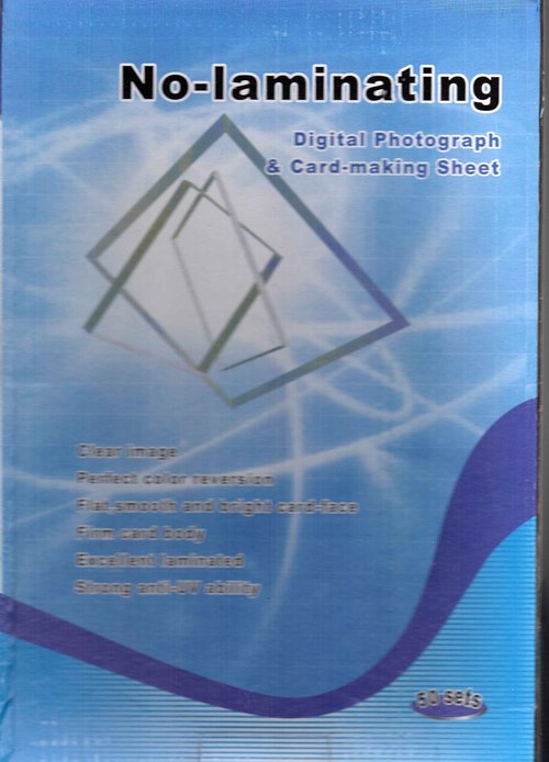 50 Sets of A4 Size Inkjet Print PVC ID Card Making Sheets - Non-Laminated Materials