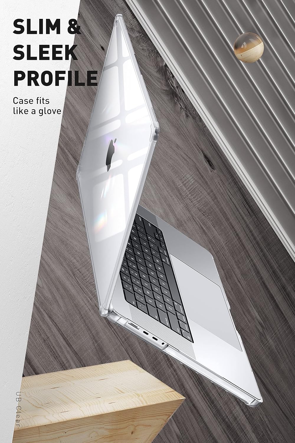 SUPCASE MacBook Pro 14 Inch Case | Anti-Scratch Slim Transparent Cover for 2021-2026 Models
