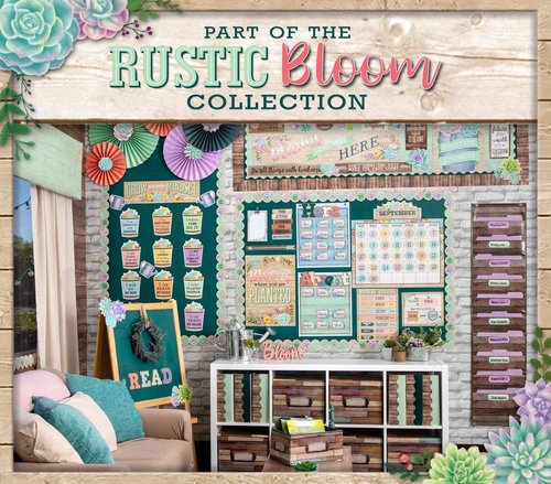 Teacher Created Resources Rustic Bloom Calendar Bulletin Board Set (Pack of 2)