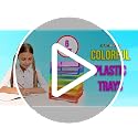 6-Pack Colorful Plastic Turn-In Trays for Teachers, Classroom & Office Organization