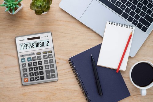 Casio DM-1200BM – Business Desktop Calculator with Cost/Sell/Margin & Tax Keys | Extra-Large 12-Digit Display, Kickstand | Ideal for Office & Finance Use