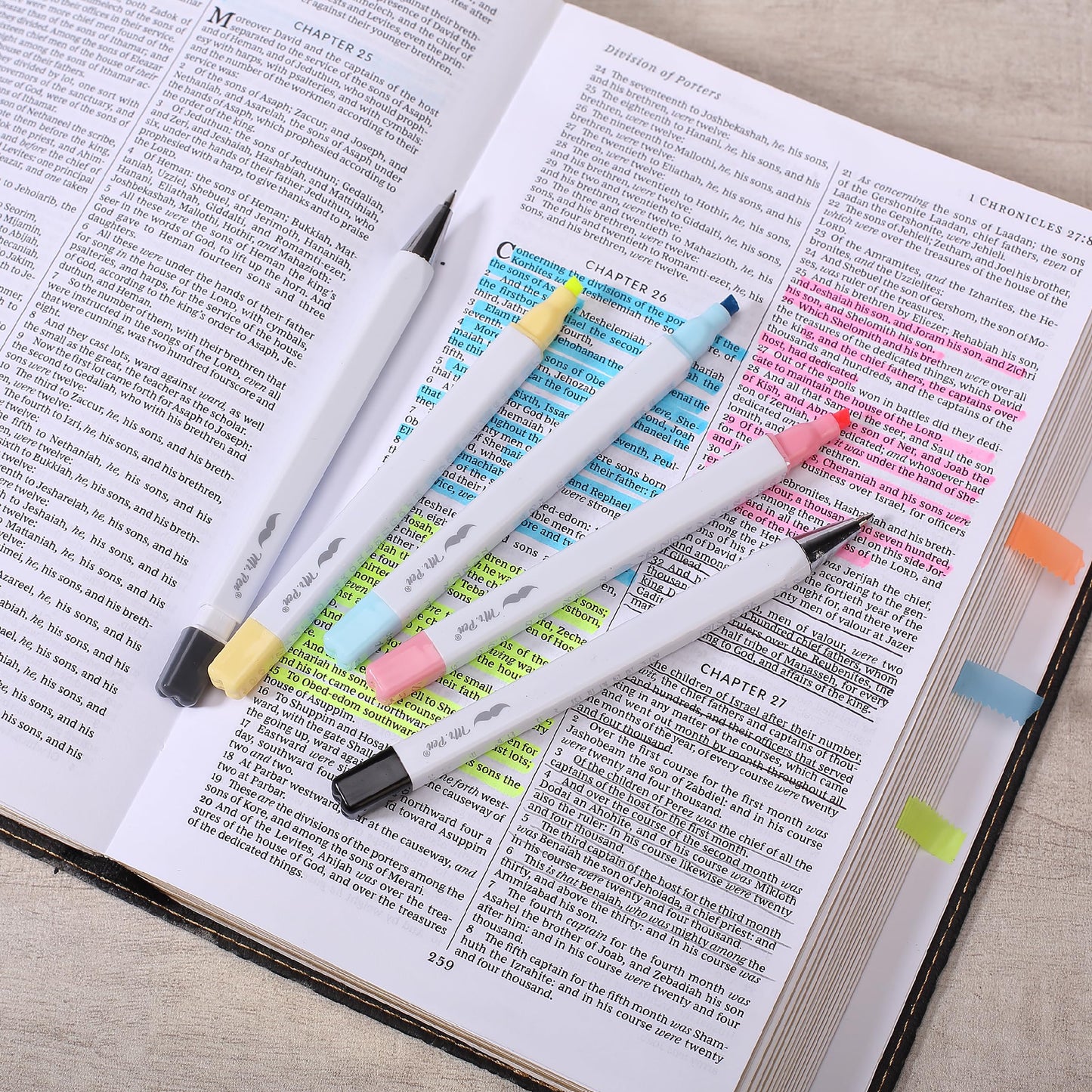 Mr. Pen- Journaling Kit, 5 Pack, Journaling Pens and Highlighters and Mechanical Pencil with Hard-Shell Carrying Case, Journaling Supplies Kit, Journaling Set, Journaling Pens and Markers