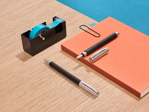 Faber-Castell Ambition Fountain Pen, Black Resin - Extra Fine