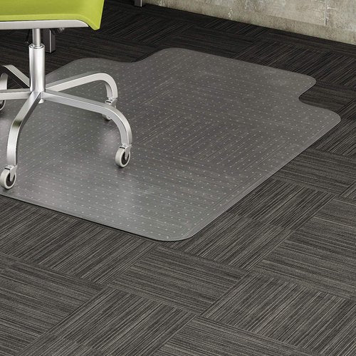 Lorell, LLR69158, Wide Lip Low-Pile Chairmat, 1 Each, Clear