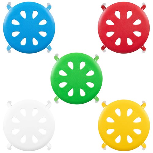 Flash Furniture Bentley Plastic Nesting Stack Stools, 11.5"Height, Assorted Colors (5 Pack)