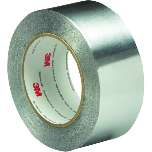 TAPE LOGIC 2" x 5 yds Aluminum Foil Tape 4.6 Mil, Silver - Heavy Duty Packing Tape Rolls for Sealing Boxes at Home, Warehouse, & Office, Supplies for Packaging, Shipping, Moving