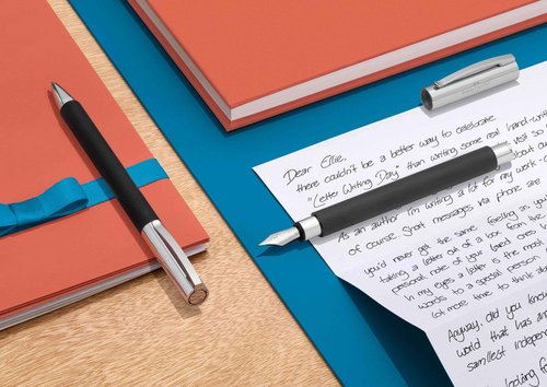 Faber-Castell Ambition Fountain Pen, Black Resin - Extra Fine