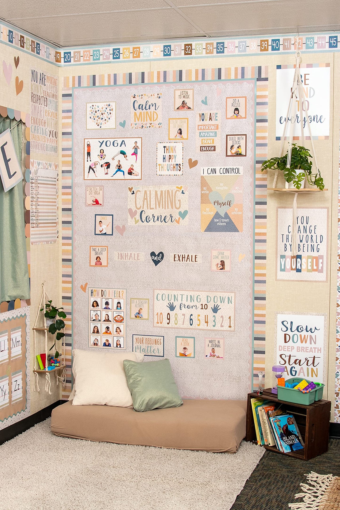 Teacher Created Resources Everyone is Welcome Calming Corner Bulletin Board (TCR7118)