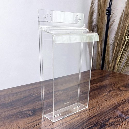 Zinging life Professional Flyer Holder Outdoor Brochure Holder 8.5x11 Inch Waterproof flyer box Wall Mount Literature Box with clear lid (1)
