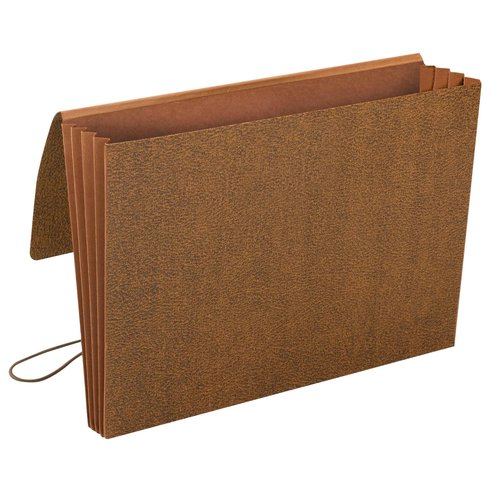 Smead Classic Expanding File Wallet with Flap and Cord Closure, 5-1/4" Expansion, Legal Size, Redrope, 10 per Box (71376)
