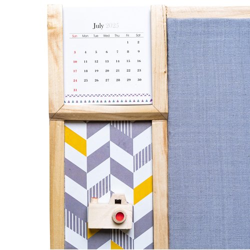 IVEI Bulletin Board - Pin and White Board Combo - Dry Erase - Combination - Metal Board - Calendar | All Purpose to-do Boards for Office, School, Home |15in X 19in|(with Metal Board Big (Grey))