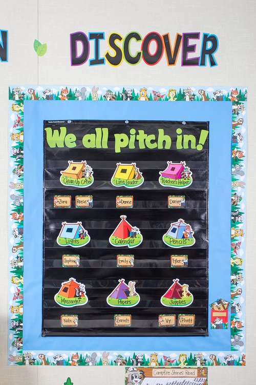 Teacher Created Resources, Black 10 Pocket Chart (TCR20744)