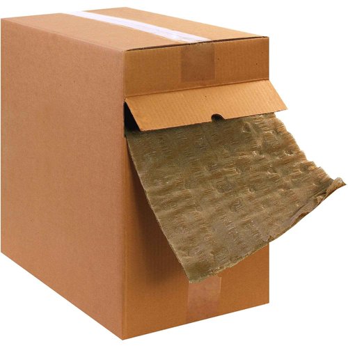 Partners Brand PKIMDIS12 Versa-Pak Cellulose Wadding Dispenser Pack, 12" x 200', Kraft (1 Each)
