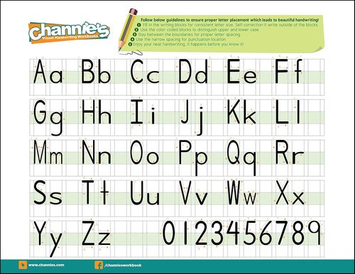 Channie’s My First Letters Workbook - Fun Letter Tracing for Kids Ages 3-5 | 40 Color-Coded Worksheets