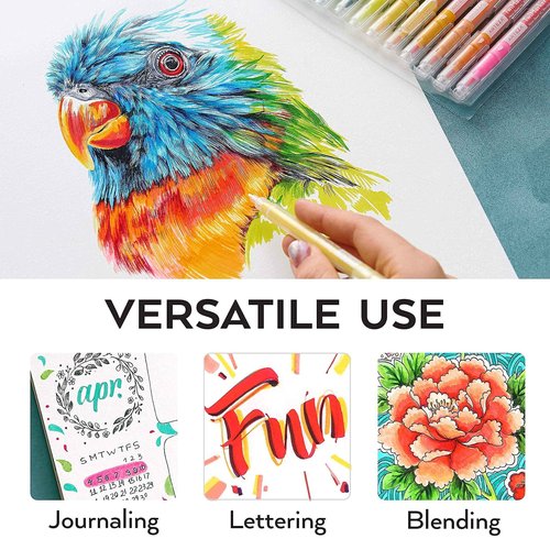 ARTEZA Fineliners and Markers Bundle for Coloring, Calligraphy, Sketching, Doodling, Drawing, Journaling, Hand Lettering & Painting