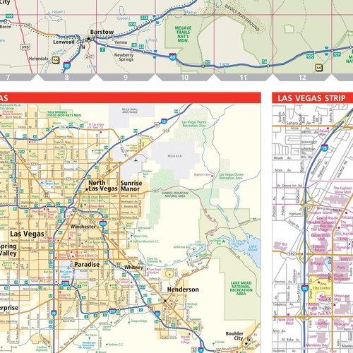 Rand McNally Nevada State Map - Easy to Read Design for Clear Navigation and Travel Planning