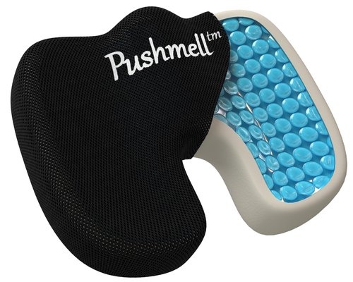 Gel & Memory Foam Seat Cushion for Tailbone & Sciatica Pain Relief – Ergonomic Office Chair & Car Seat Cushion – Chair Cushions for Desk & Home – Includes Bonus Extra Cover