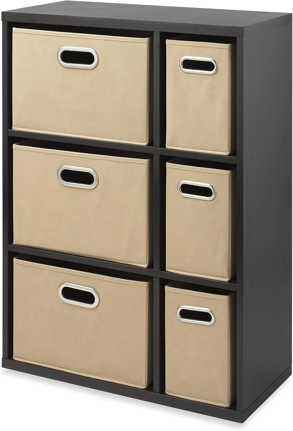 Whitmor Multipurpose Storage Organizer Cabinet - Removable Bins in Espresso Finish