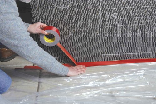 3M Outdoor Masking and Stucco Tape 5959, Red, 48 mm x 41.1 m, 12.0 mil