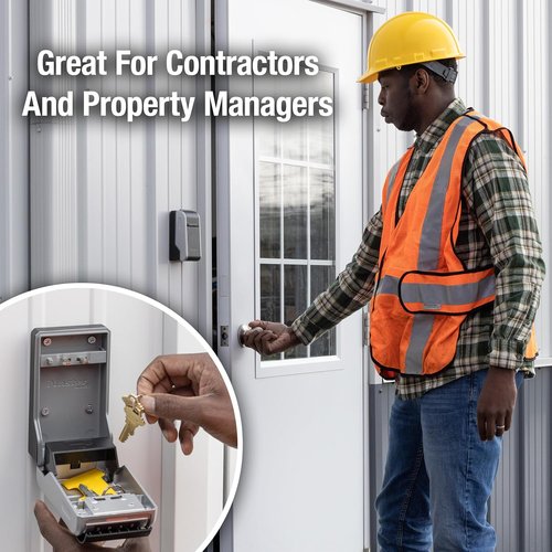 Master Lock High Capacity Key Lockbox - Secure Combination Dial | Wall Mount Design