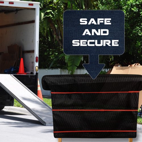 24 Pack Moving Blanket Rubber Bands - Heavy Duty Extra Large Packing Bands for Moving Blankets and Furniture - Variety of Sizes 26in, 30in & 42in - 24 Pack of Mover Bands - kitchentoolz