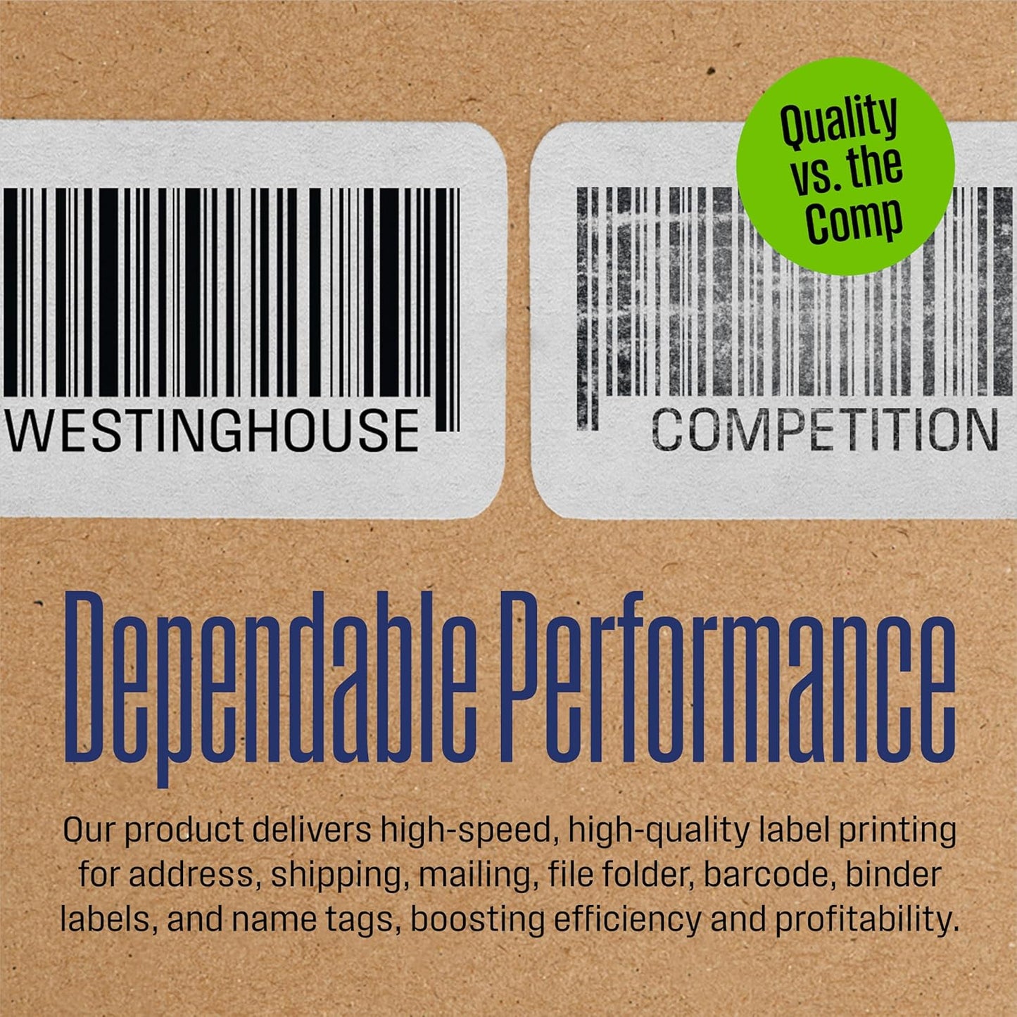 Westinghouse Thermal Label Printer - USB 4x6 Commercial Grade for Small Business | Compatible with USPS, UPS, FedEx