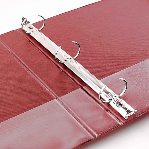 Avery Economy 3 Ring Binders, 1" Round Rings, 12 Red Binders (03310)