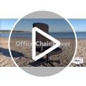 Black Large Water-Resistant Office Chair Cover with Zipper - Washable & Dustproof by DIVA EN CAMINO DEC